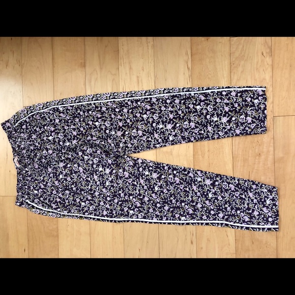 Rebecca Taylor Floral Jogger Pants Size 6 - Picture 2 of 5